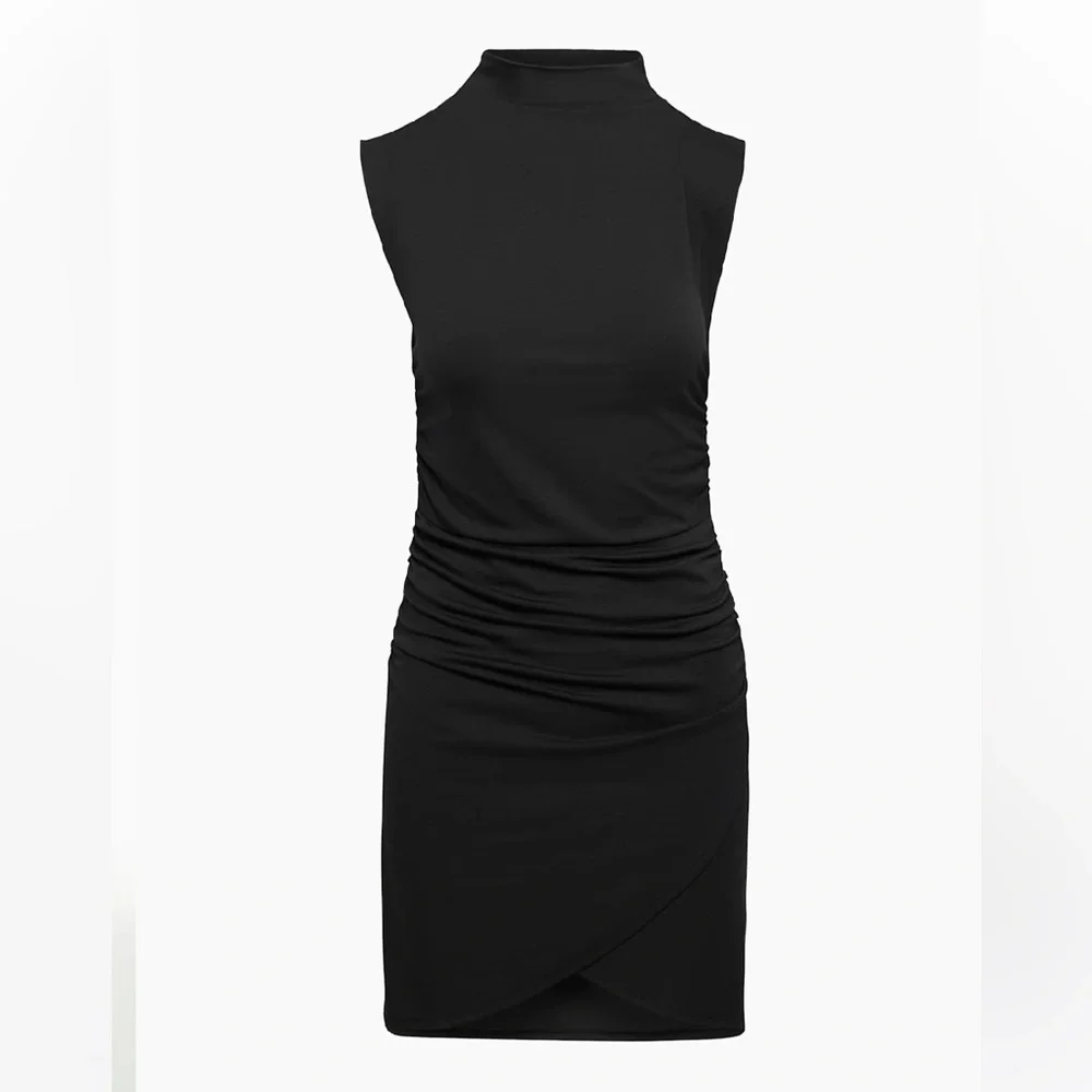 Aritzia Wilfred Black Mini Dress, NWOT - Picture 5 of 7